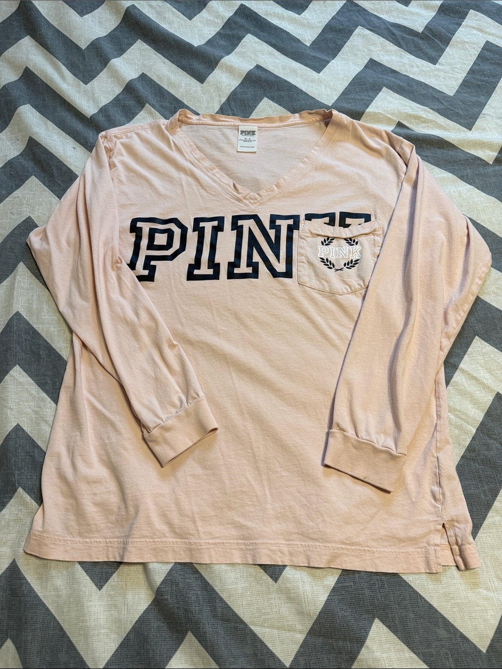 Victoria's Secret PINK Light Blush Crewneck Tee